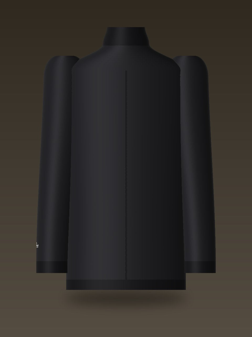 Track Jacket — Black, back