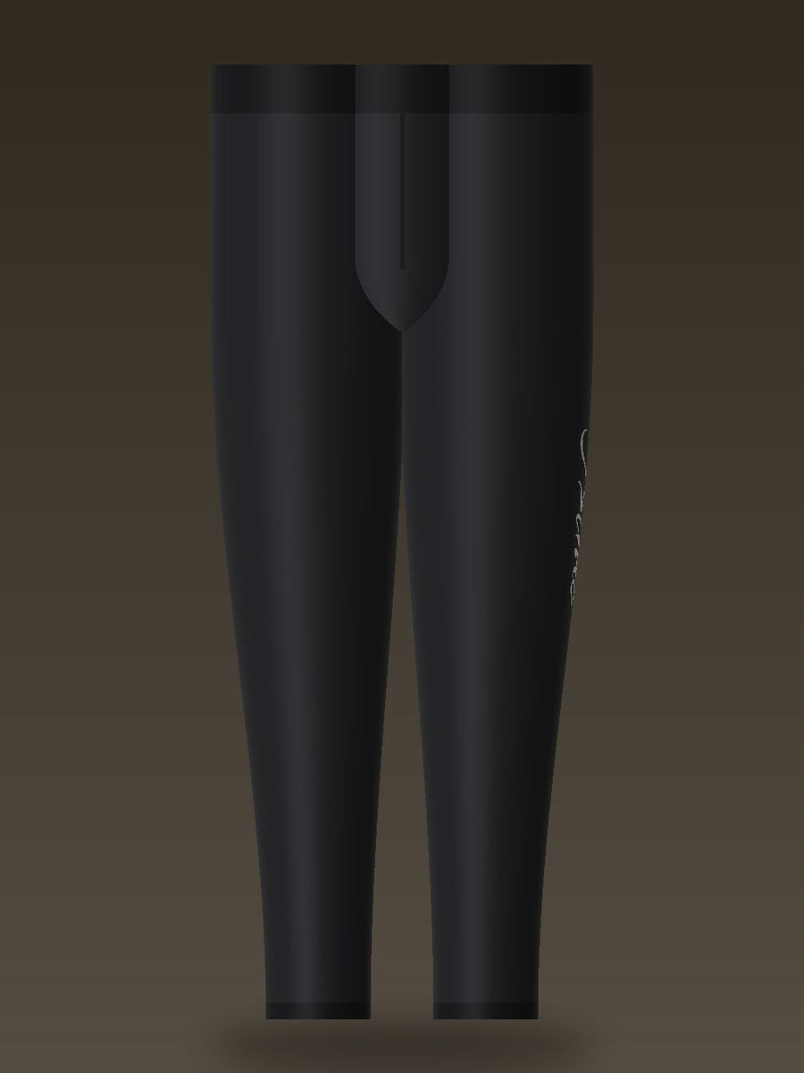 Track Pant — Black, front
