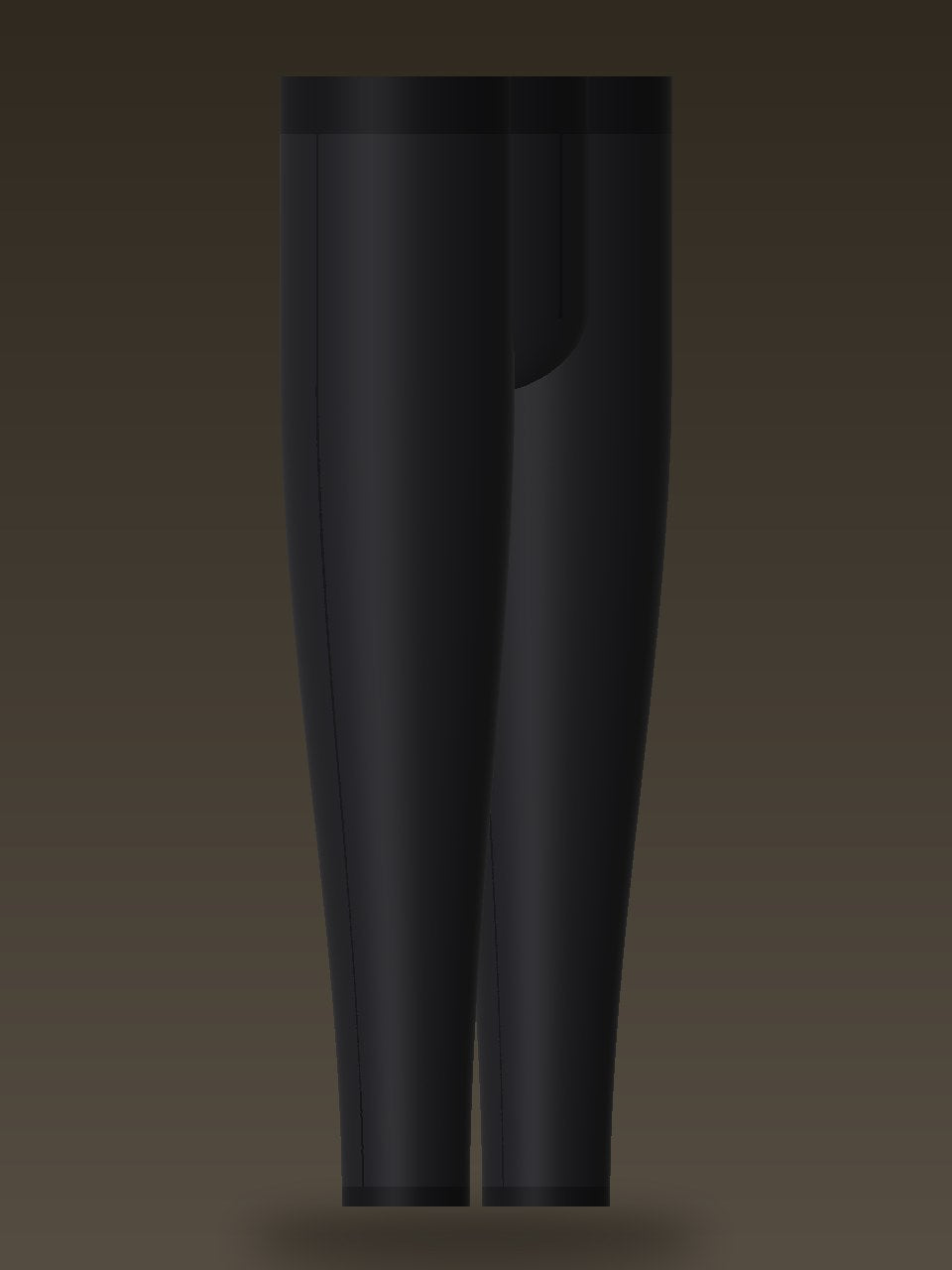 Track Pant — Black, three-quarter