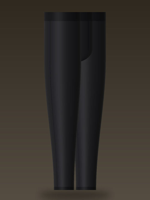 Track Pant — Black, three-quarter